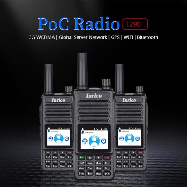 Long Range Network Walkie talkie 3G PTT Radio Wi-Fi Bluetooth internet radio with SIM Card - Inrico T290 - Prestige Merchandise