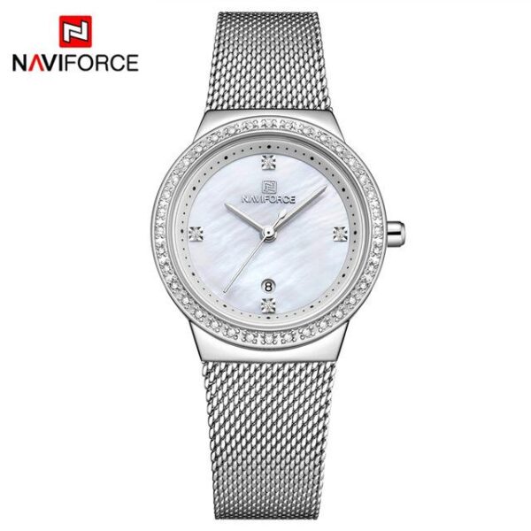 NAVIFORCE NF5005 Women Quartz Stainless Steel Mesh Belt Watch - Prestige Merchandise