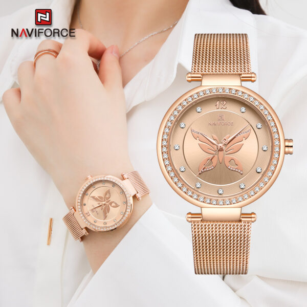 NAVIFORCE NF5018 Luxury Design Lady Watch | KOFshop.com