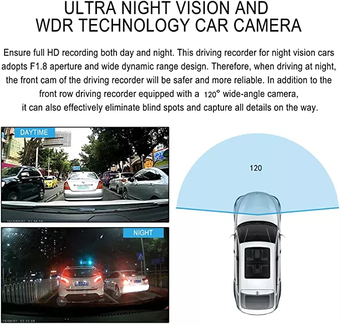 Night Vision1080P FHD Car Dashcam Recorder DVR Auto Video G-sensor Dashboard Camera | KOFshop.com | 0592712107
