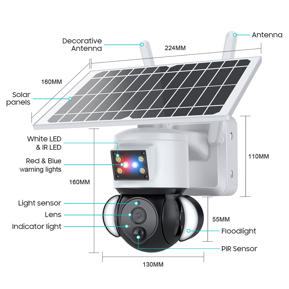 4G Solar PTZ CCTV Camera in Ghana. SIM CARD Portable Waterproof Camera