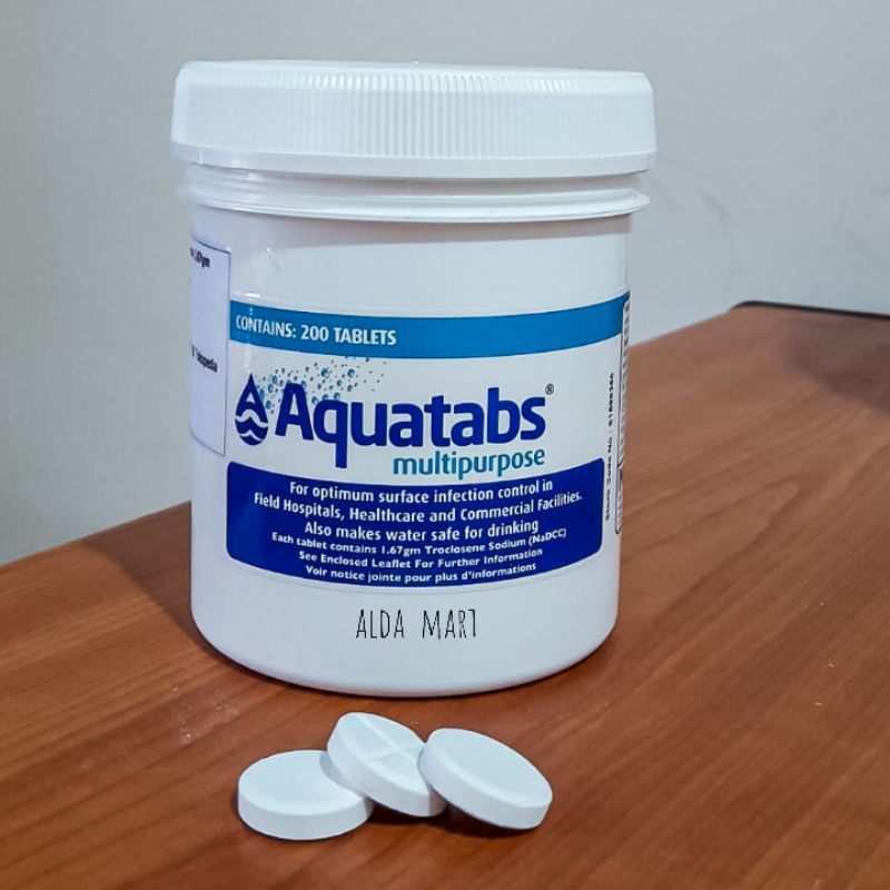 Aquatabs Multipurpose Water Purification Tablets Easy to Use Water Treatment and Disinfection | KOFshop.com