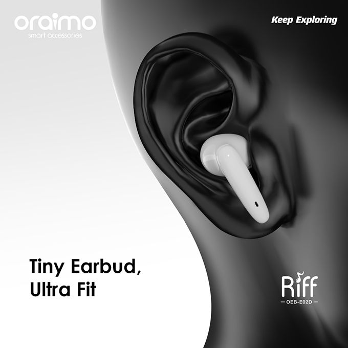 oraimo Riff Smaller For Comfort Earbuds online in Ghana | KOFshop.com | 0592712107