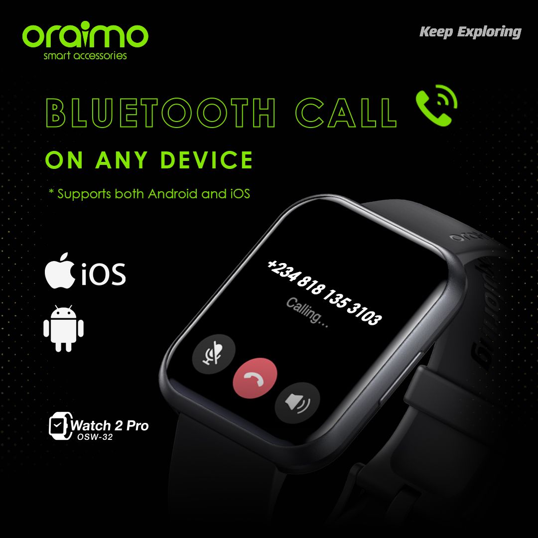 Buy Original Oraimo Smart watch 2 Pro Online in Ghana | KOFshop.com