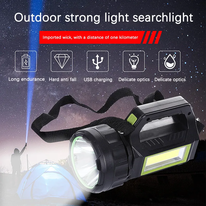 HIGH POWER MULTIFUNCTIONAL LED TORCH LIGHT