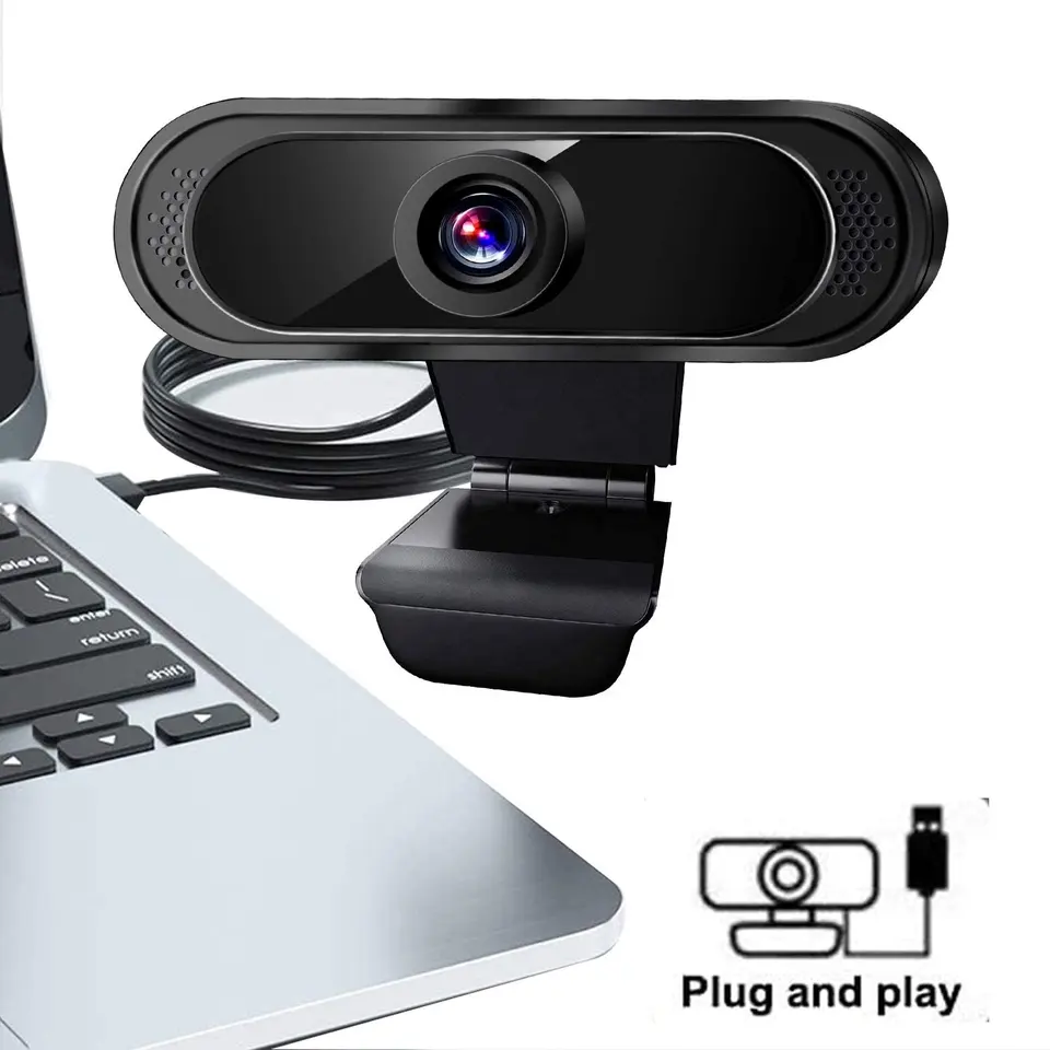1080P HD Web Camera Built-in Microphone Auto Focus View Auto Light Correction Webcam for Windows Mac -KOFshop.com - 0592712107