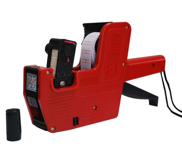 8 Digits Handheld Price Tag Labeling Gun Machine with 4000pcs Label and Ink For Shops Supermarkets Shopping Mall
