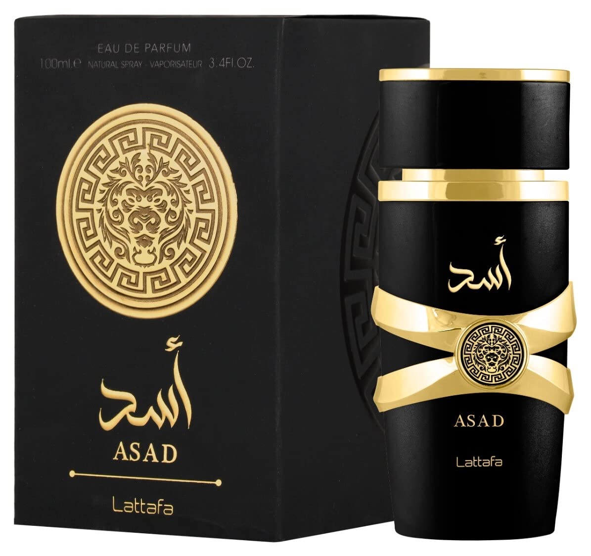 Lattafa Perfumes Asad for Unisex Eau de Parfum Spray, 3.4 Ounce in Ghana | KOFshop.com