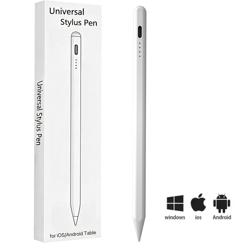 Universal Stylus Pen for Touchscreen (Andriod & iOS) -White