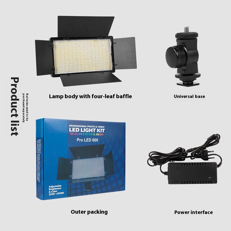 Professional Video & Photo LED Light Kit -KOFshop