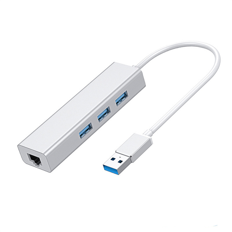 USB 3.0 Hub with Ethernet Adapter