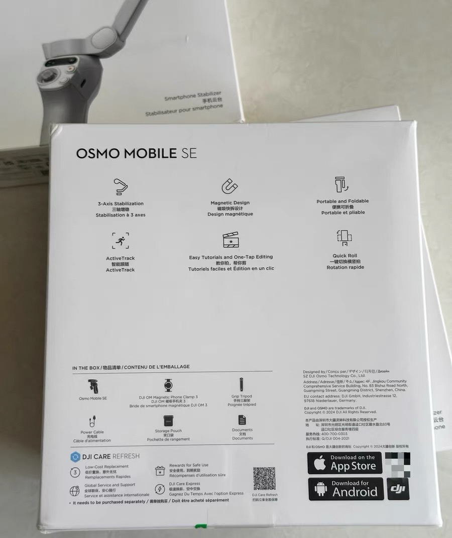 Original Osmo Mobile SE Handheld Gimbal Stabilizer Foldable with Fast AI Editing - Image 7
